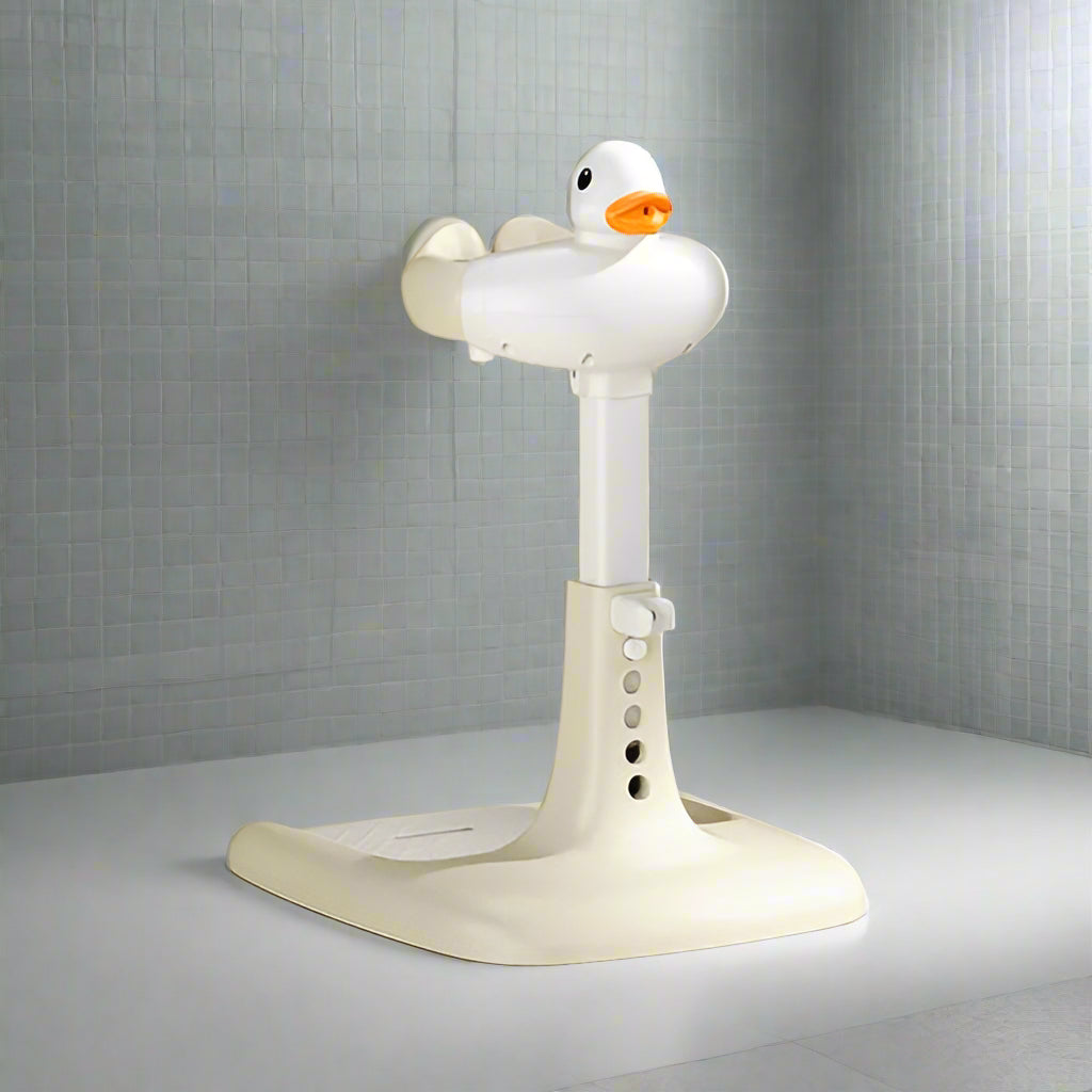 Portable Non-slip Duck Shaped Baby Racks Shower Helper Handle
