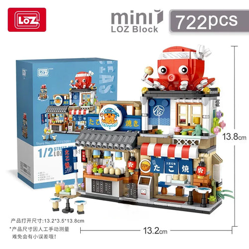 Loz Architecture Street Shop Izakaya Moc Building Blocks Store