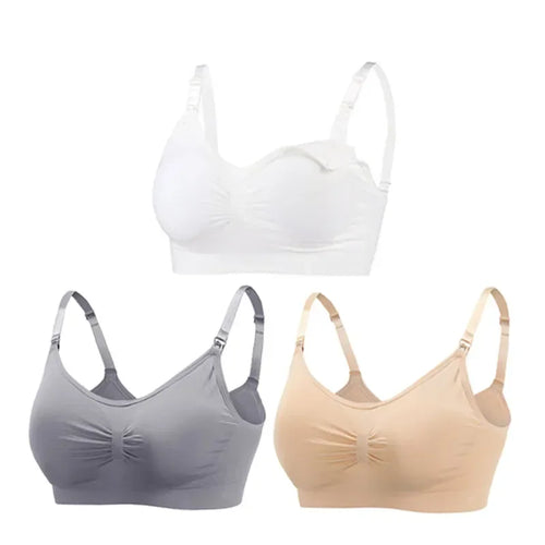 3PC/lot Breastfeeding Maternity Nursing Cotton Bras