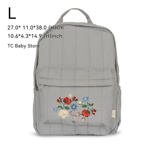 Solid Color with Design Backpack Parent-Child