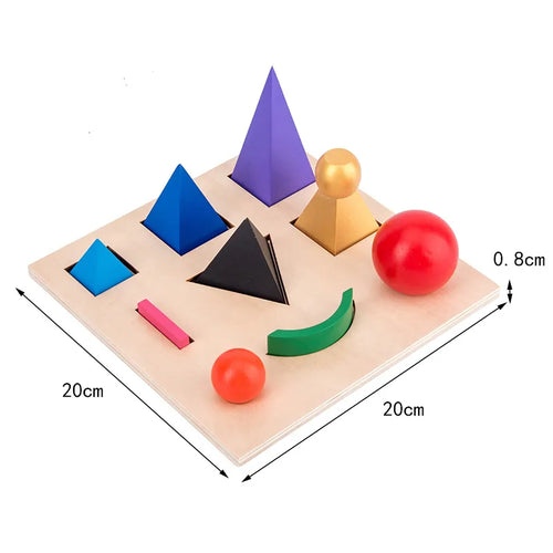 Kindergarten Montessori Wooden Toys Winder Object Permanence Box