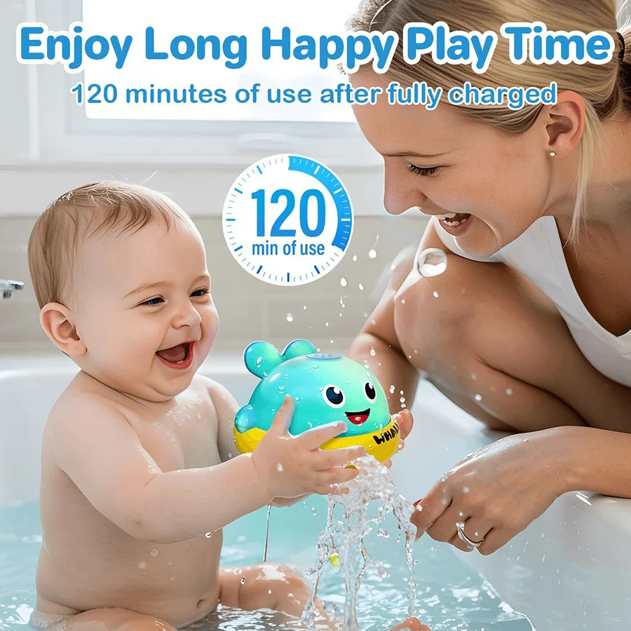 Baby Bath Toys  for Kids Light Up Whale