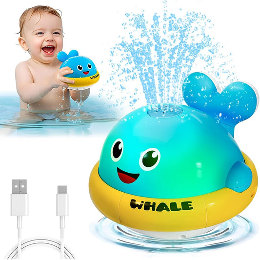 Baby Bath Toys  for Kids Light Up Whale