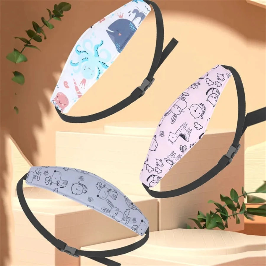 Baby Car Seat Head Support Children Fastening Belt Adjustable Boy Girl