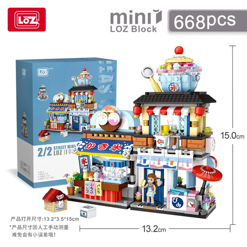 Loz Architecture Street Shop Izakaya Moc Building Blocks Store