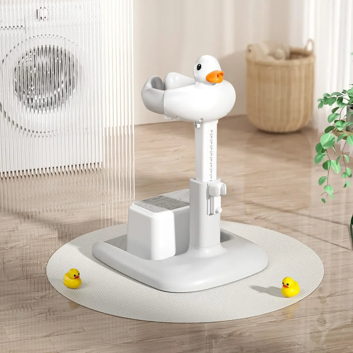 Portable Non-slip Duck Shaped Baby Racks Shower Helper Handle