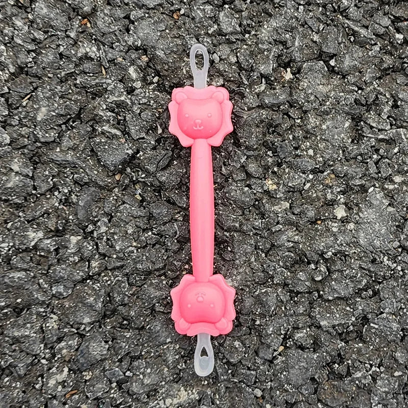 Baby Cleaner Spoon Double-Headed Soft Wax Curette Picker Nose Cleaner Silicone Ear Wax Pickers Clean Tweezers