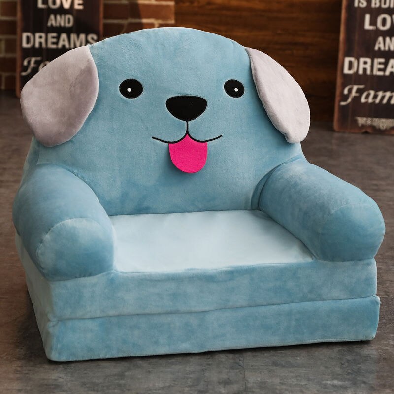 Children Cute Cartoon Folding Small Sofa Bed