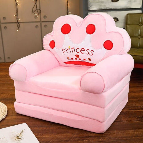 Children Cute Cartoon Folding Small Sofa Bed
