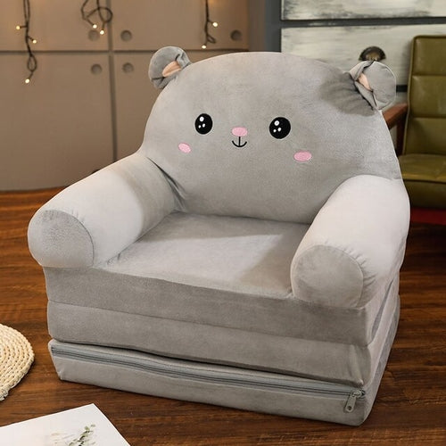 Children Cute Cartoon Folding Small Sofa Bed