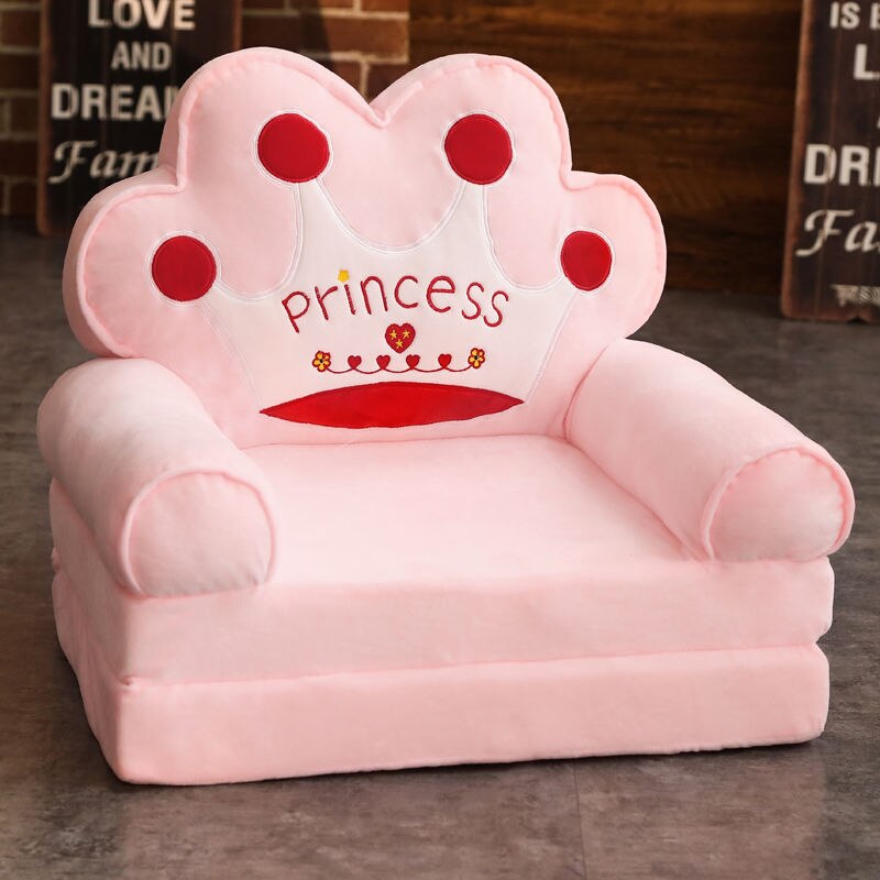 Children Cute Cartoon Folding Small Sofa Bed