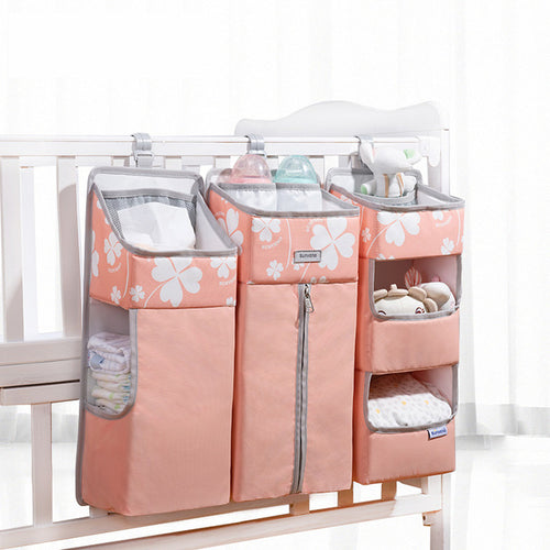 Baby Crib Hanging Storage Bag Organizer