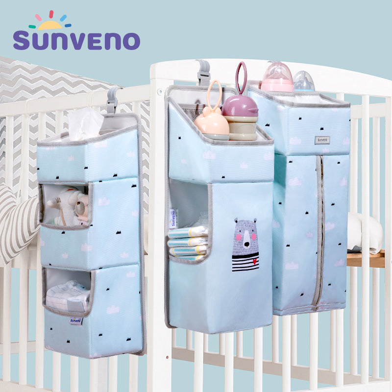 Baby Crib Hanging Storage Bag Organizer