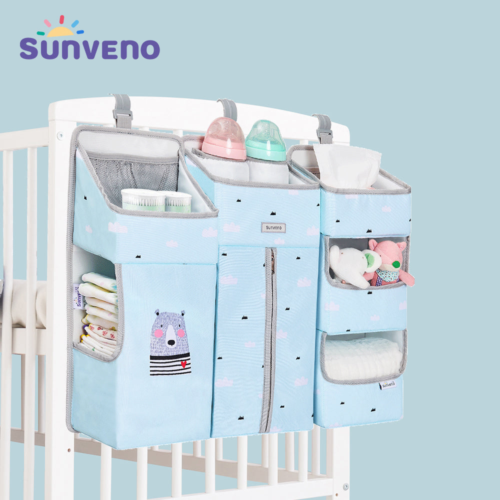 Baby Crib Hanging Storage Bag Organizer