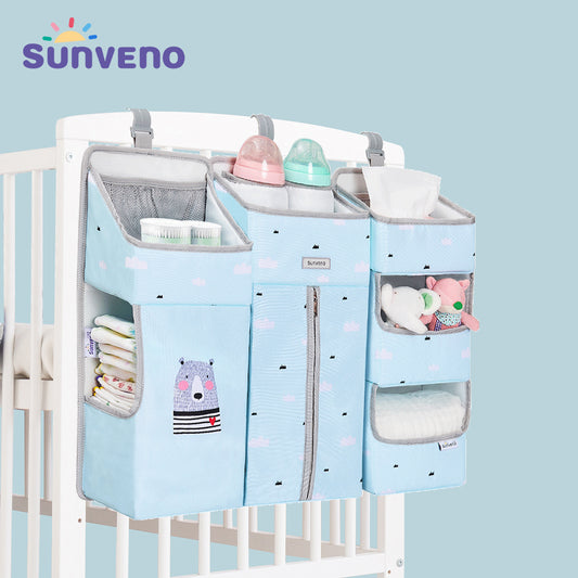 Baby Crib Hanging Storage Bag Organizer