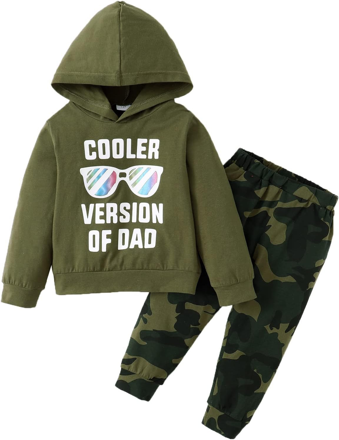 Letter Printed Short Sleeve with Pants 2Pcs Clothing Set 1T-6Y