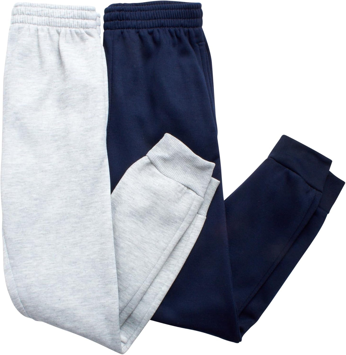 Boys Sweatpants - 4 Pack Soft Active Fleece Boys Joggers - Performance Athletic Pants for Kids with Pockets (4-18)
