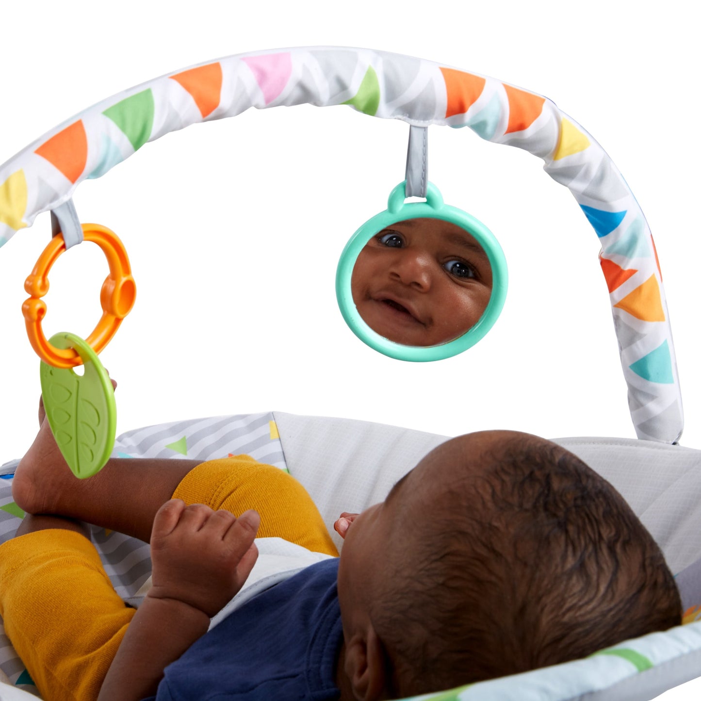 Vibrating Infant Baby Bouncer with Toy Bar, Safari Fun