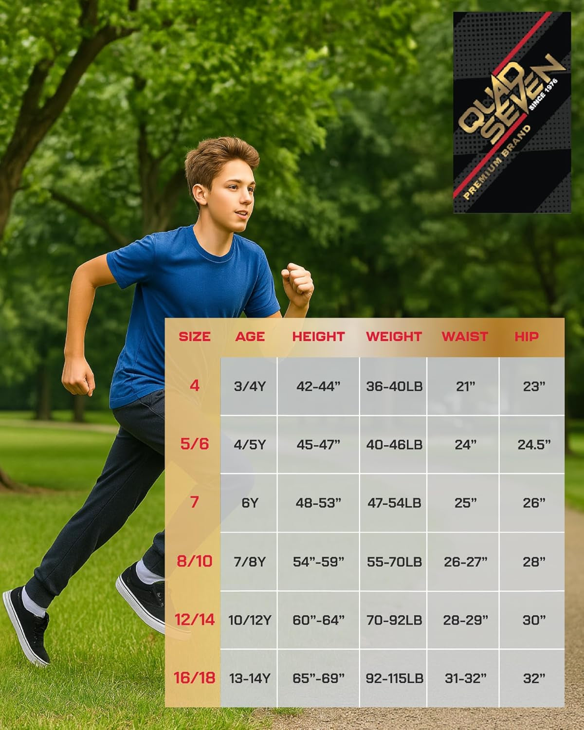 Boys Sweatpants - 4 Pack Soft Active Fleece Boys Joggers - Performance Athletic Pants for Kids with Pockets (4-18)