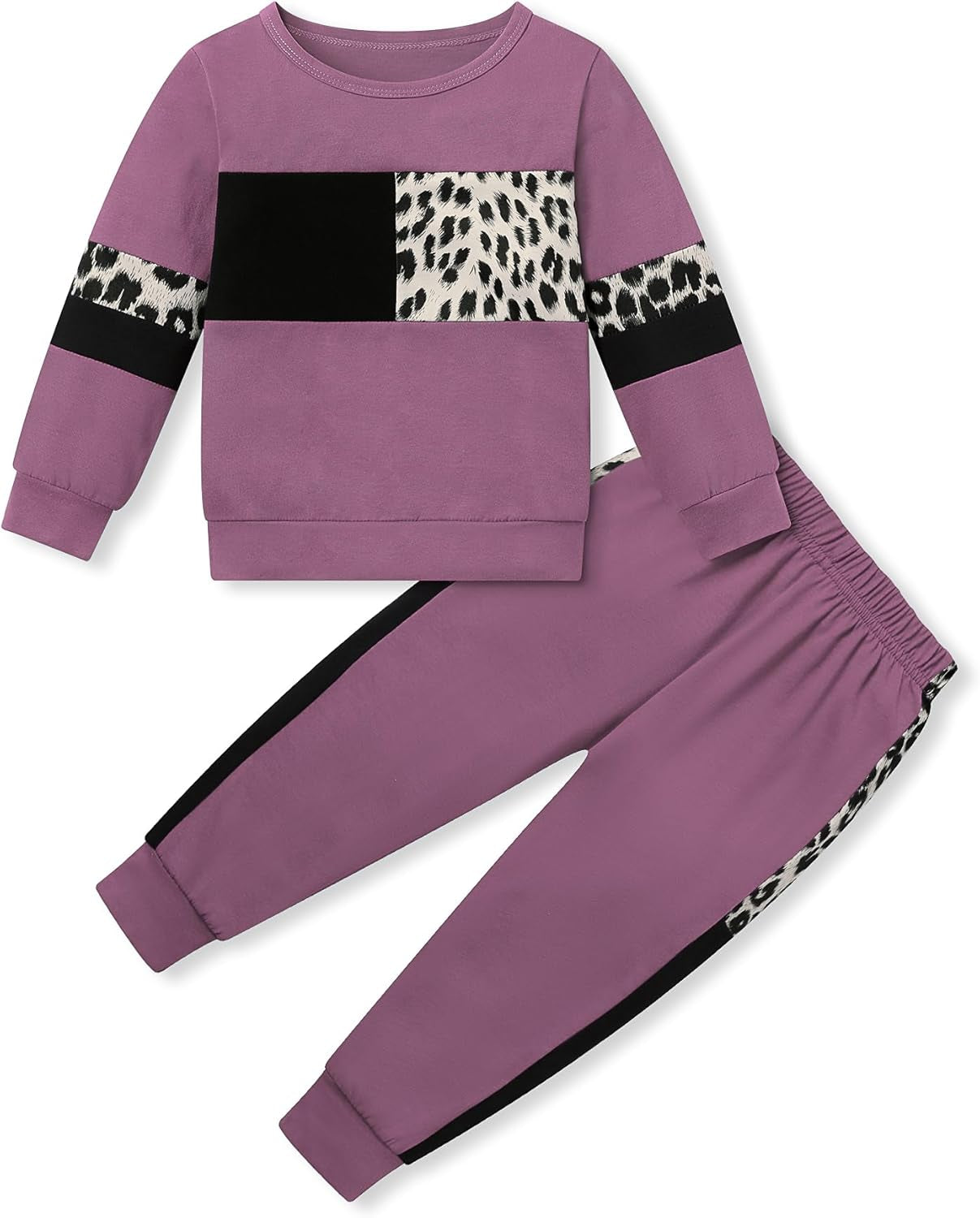 2Pcs Autumn Long Sleeve Clothes Outfits Toddler Girl 12M-7Y