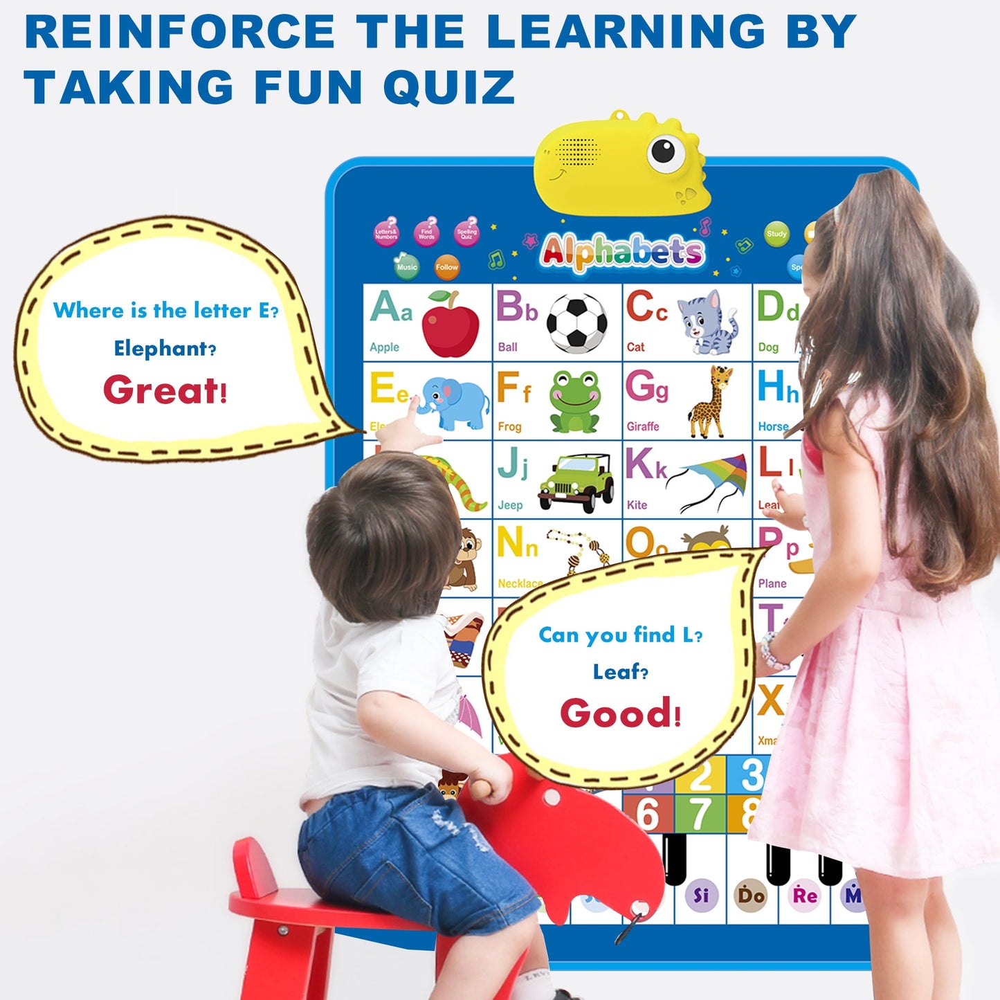 Electronic Alphabet Wall Chart,  Learning Toys for 2 to 4 Years