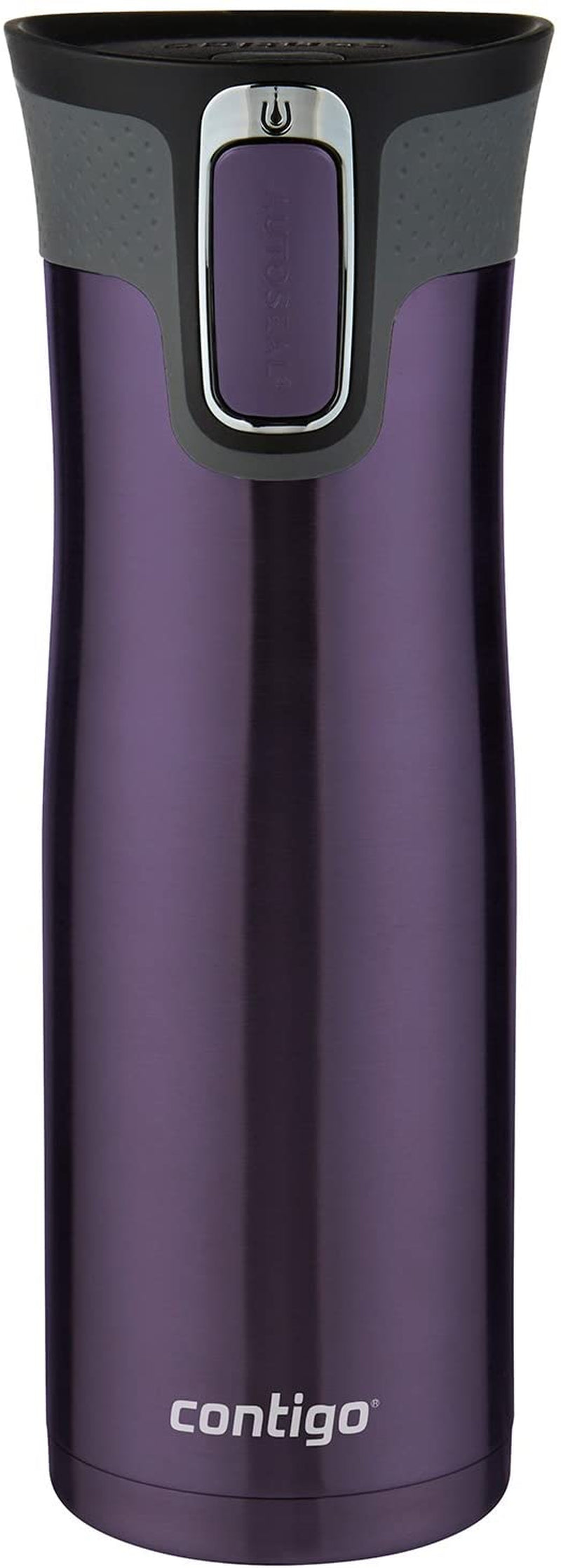 Loop Vacuum-Insulated Grapevine & Stainless Steel Travel Mugs with Easy-Clean Lid