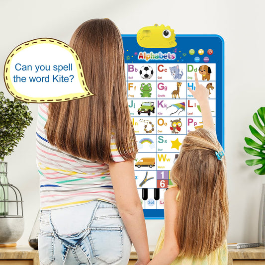 Electronic Alphabet Wall Chart,  Learning Toys for 2 to 4 Years