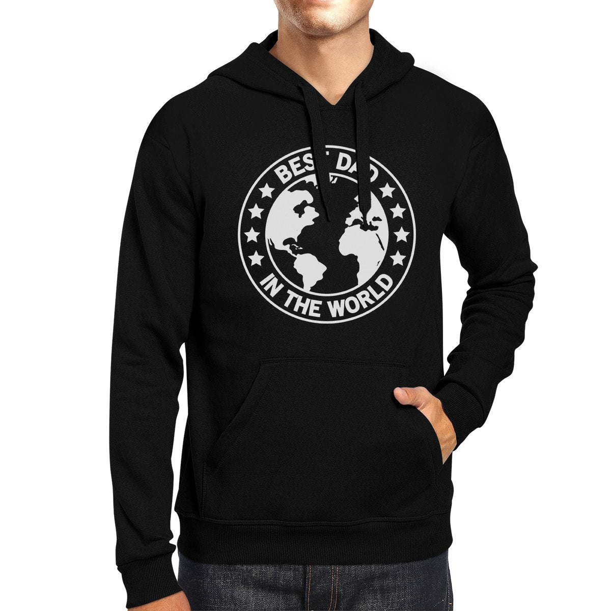 World Best Dad Black Hoodie