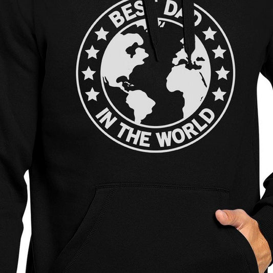 World Best Dad Black Hoodie