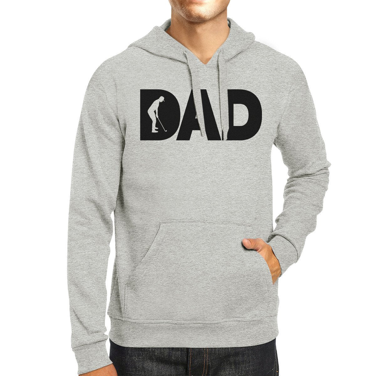 Golfing Dad Grey Hoodie