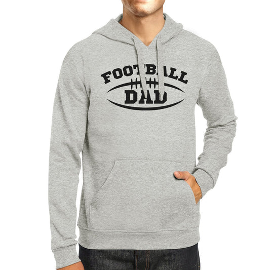Football Dad Men's Grey Hoodie