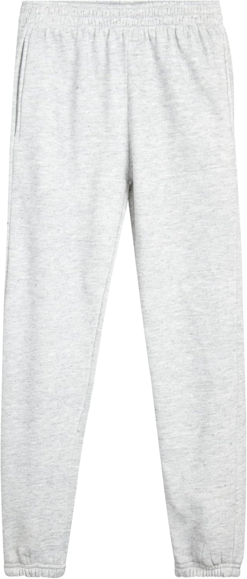 Girls Sweatpants - 4 Pack Basic Solid Active Soft Fleece Pull on Girls Joggers with Pockets (Sizes: 5-16)