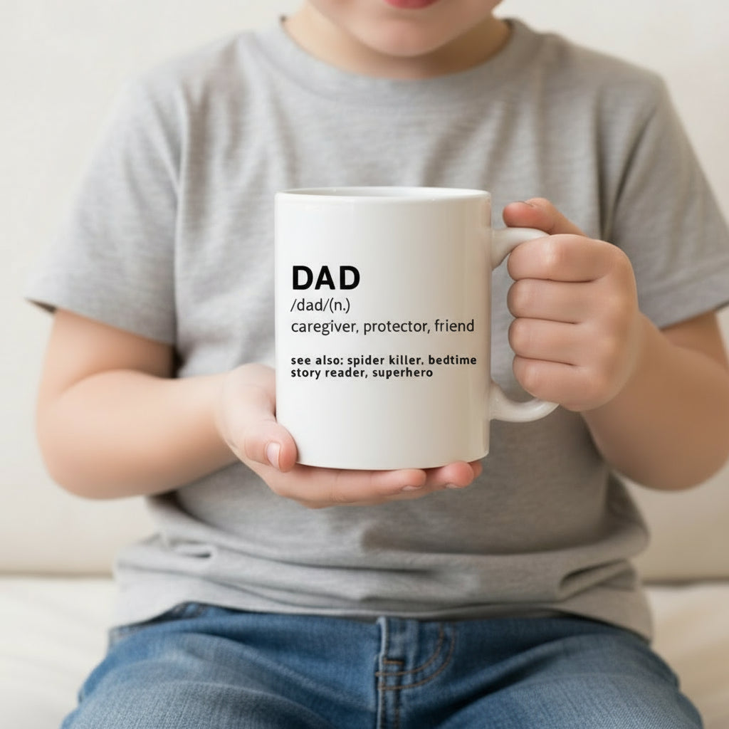 DAD (n.) caregiver, protector, friend Funny Mug